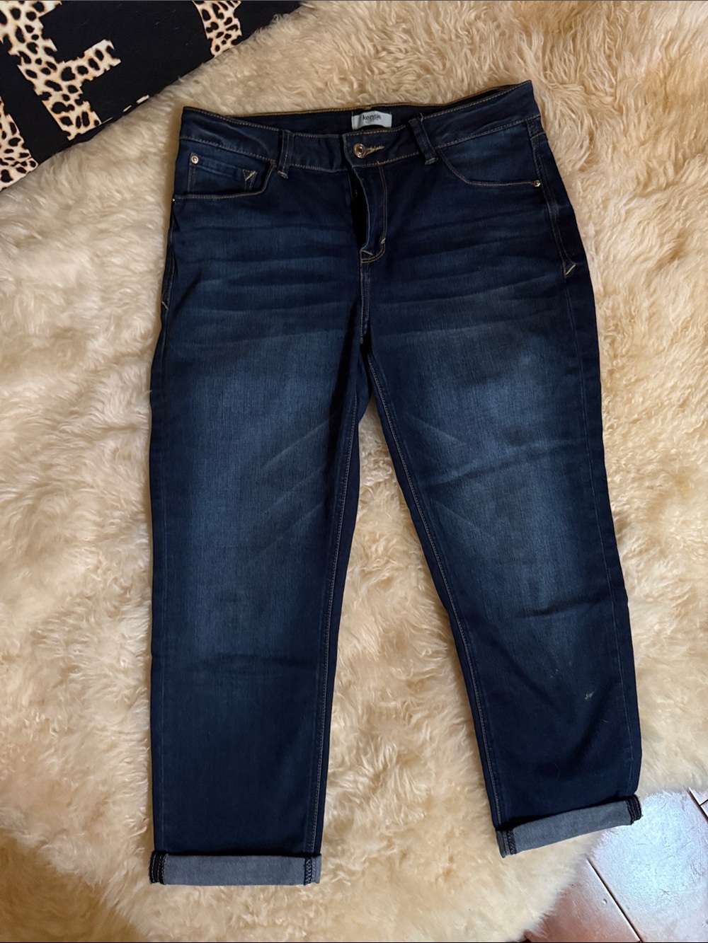 KensieWomen’s Dark Blue Stretch Denim Jeans 8/29